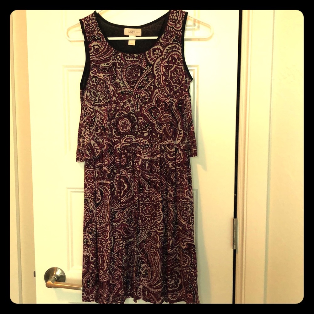 Paisley patterned dress